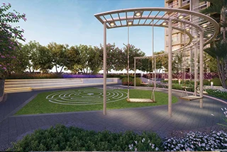 Landscaped Outdoor Seating